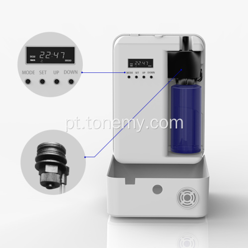 Difusor de perfume pequeno montado na parede com controle remoto WIFI